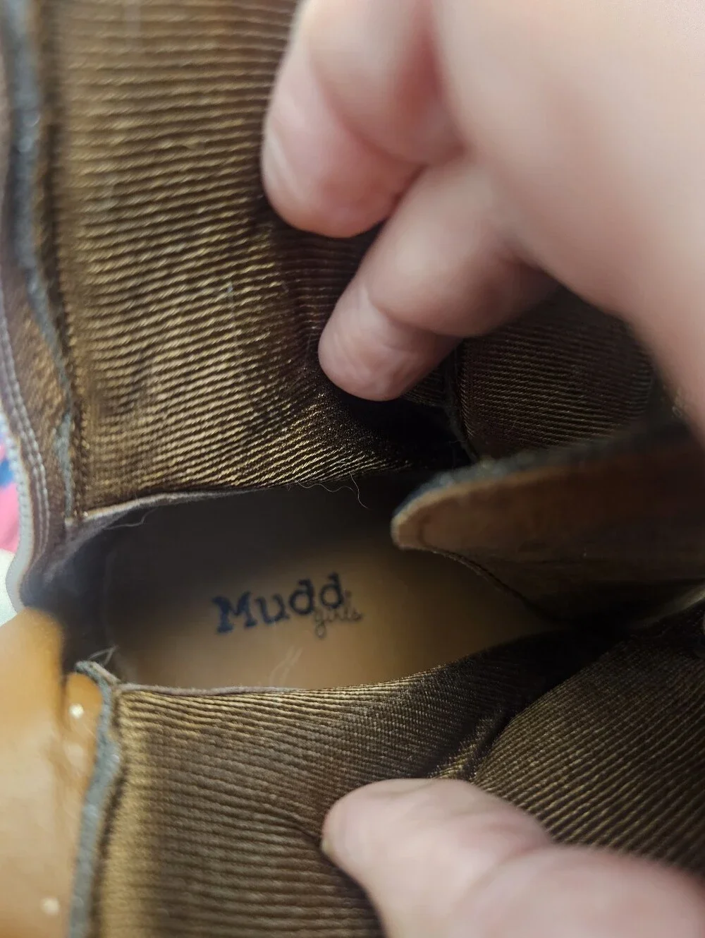 Girls SIze 4 Brown Back-Zip Casual Above the Ankle Boots by Mudd (Kohls)